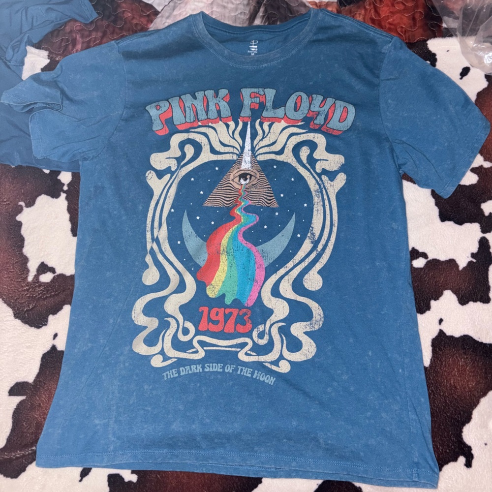 Spiritual Gangster Blue Graphic Tee